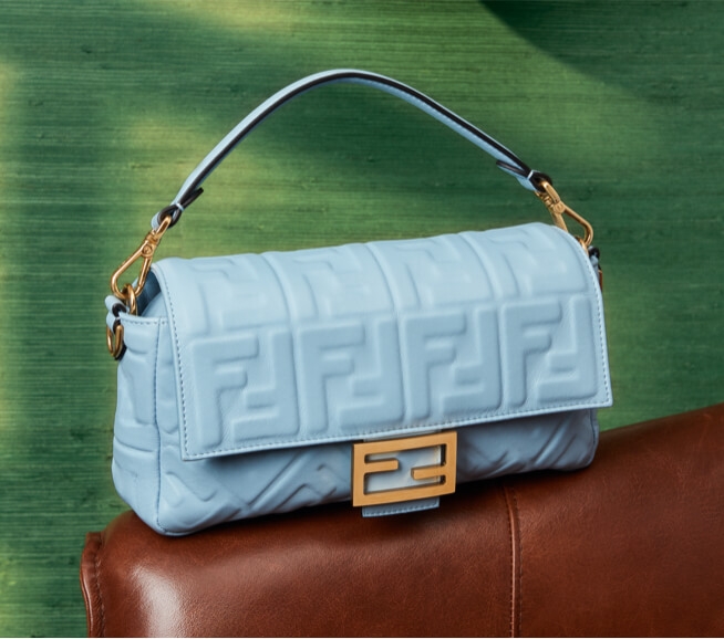 Embossed FF Baguette.