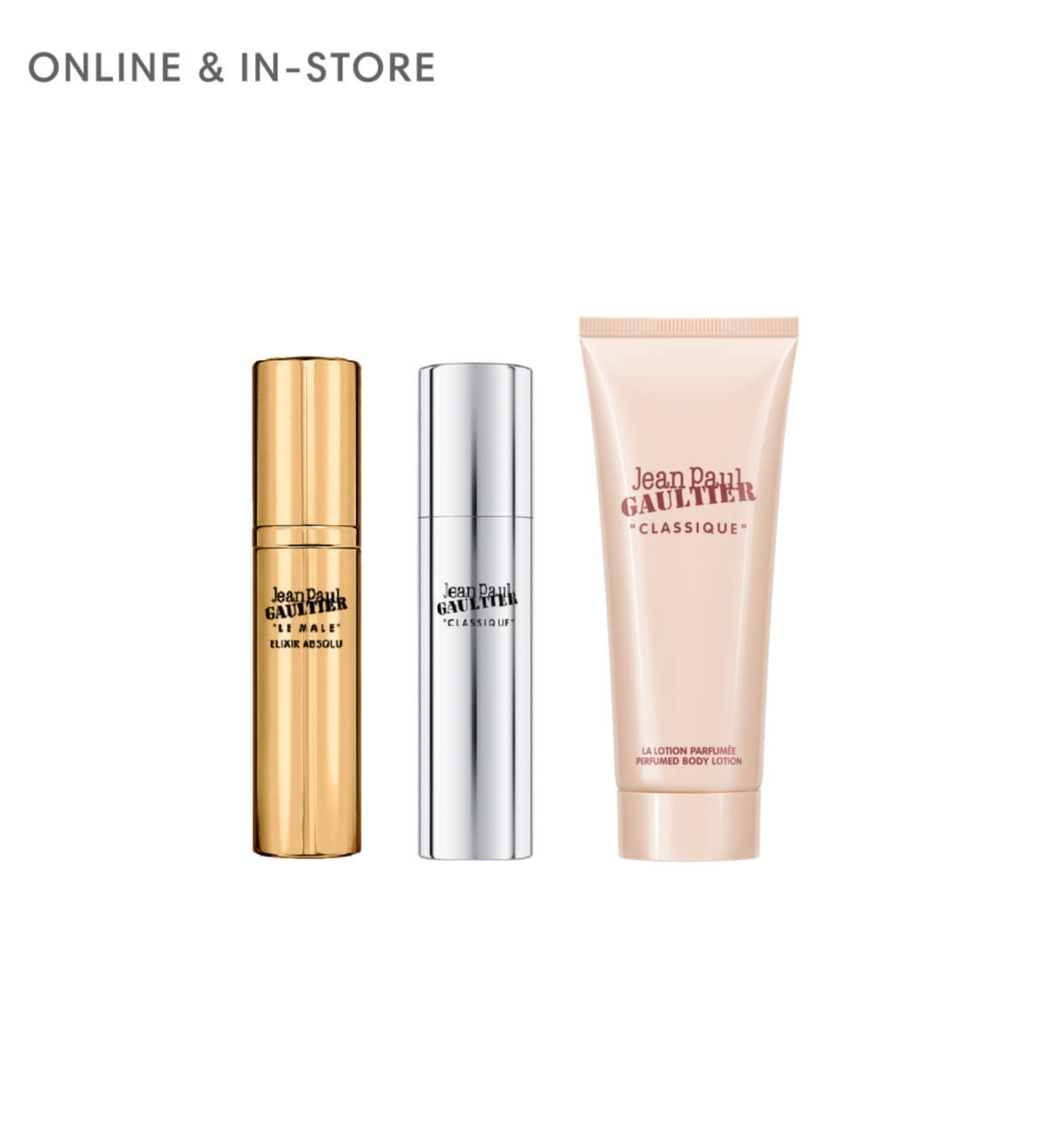 A miniature bottle of Radical Rose perfume