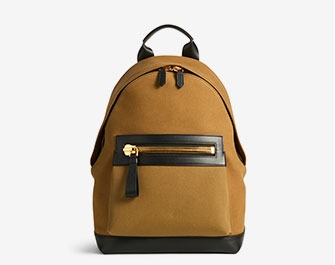 Holt Renfrew image of TOM FORD. Small Canvas Backpack. $2925. SHOP NOW