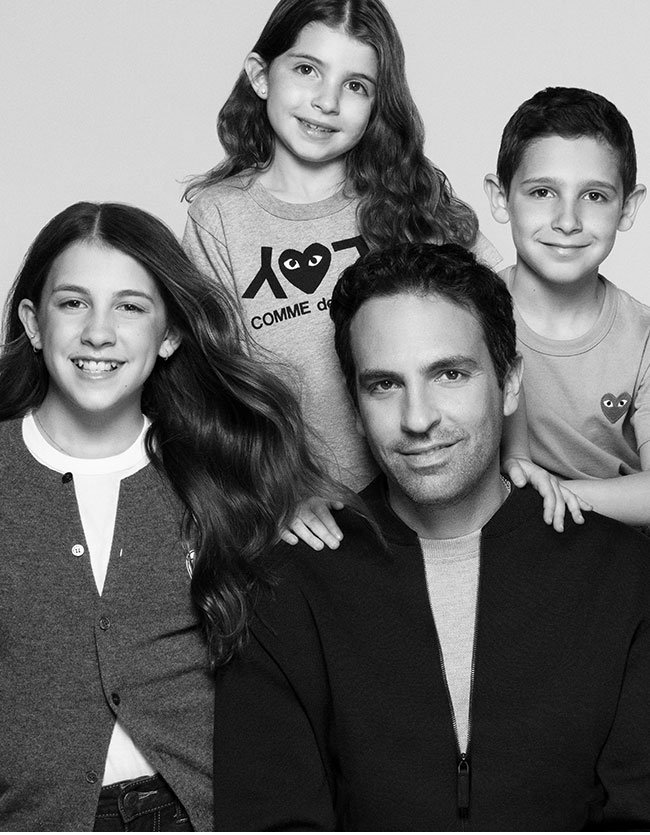 Holt Renfrew image of Rob Zeidel, Chief Operating Officer, with his daughters and son