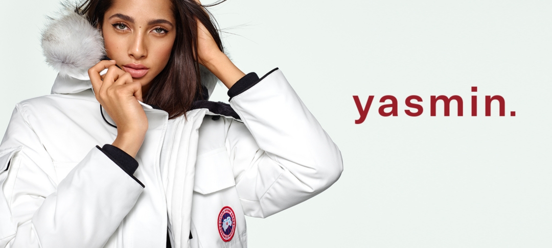 Holt Renfrew image of Yasmin CANADA GOOSE Arctic-Tech Expedition parka in white. $1095.