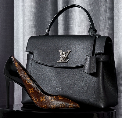 Louis Vuitton Cherie Pump In Denim Noir