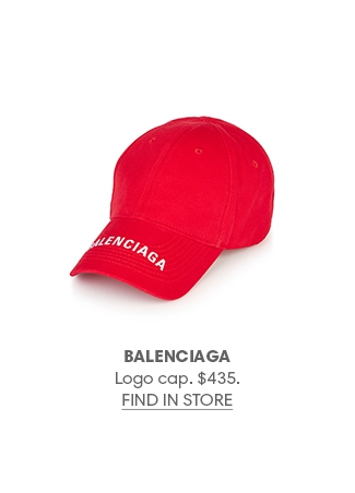 Holt Renfrew image of BALENCIAGA Logo cap. $435. FIND IN-STORE