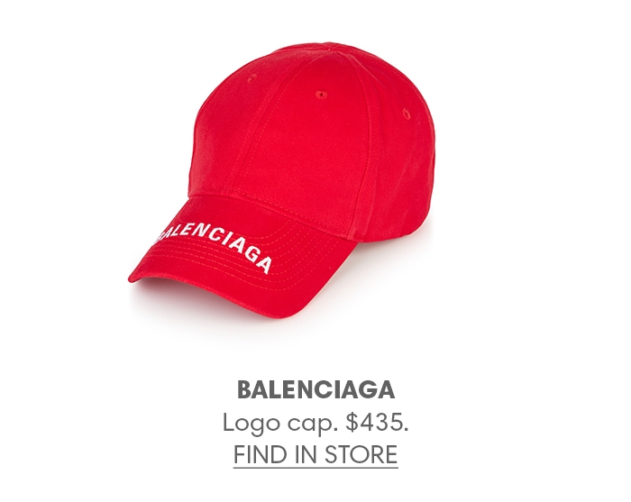 Holt Renfrew image of BALENCIAGA Logo cap. $435. FIND IN-STORE