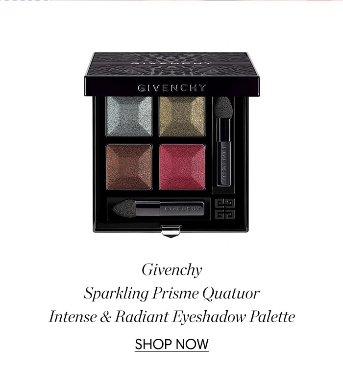 Holt Renfrew image of GIVENCHY. Sparkling Prisme Quatuor Intense & Radiant Eyeshadow Palette. SHOP NOW