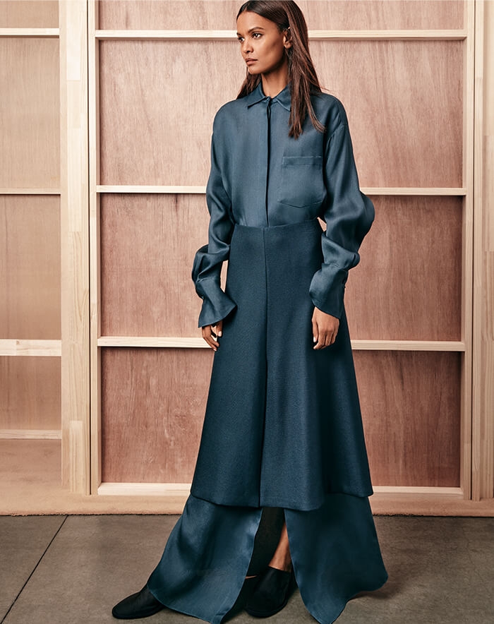 the row linen dress Eveline Dress | THE ROW main image 0