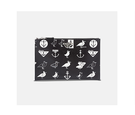 Holt Renfrew Image of PRADA. Pouch. $1070. SHOP NOW