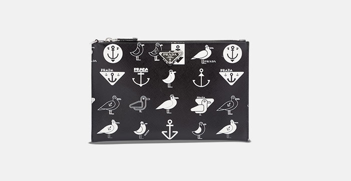Holt Renfrew Image of PRADA. Pouch. $1070. SHOP NOW