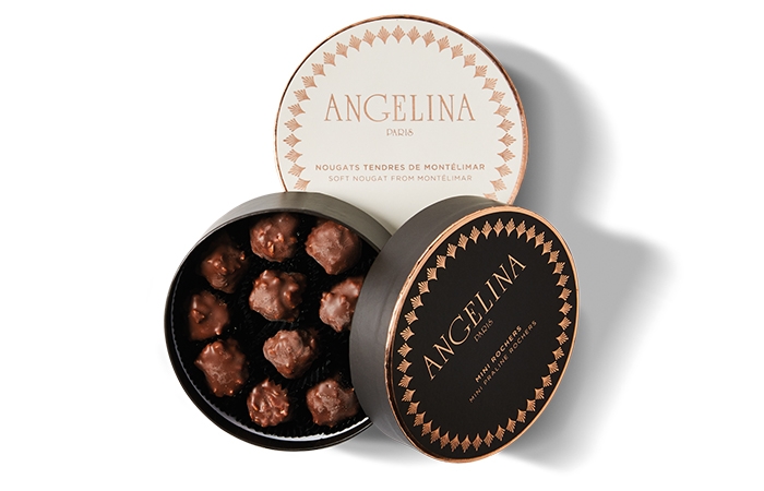 Holt Renfrew image de ANGELINA PARIS Nougats Tendres. $22. Mini Rochers. $32.