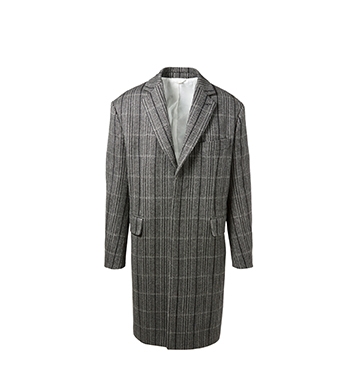 Holt Renfrew image of CALVIN KLEIN 205W39NYC Wool Oversized Coat In Check. $3550. FIND IN-STORE