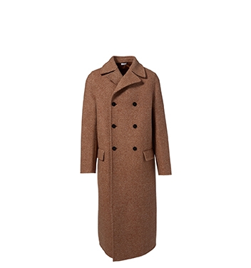 Holt Renfrew image of JIL SANDER Radetzky Wool Double-Breasted Coat. $5050. FIND IN-STORE
