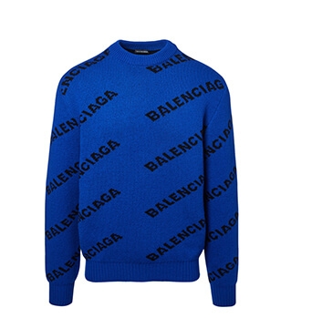 Holt Renfrew image of BALENCIAGA Wool Logo Sweater. $1540.
