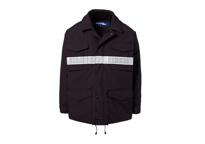 Holt Renfrew image of COMME DES GARÇONS JUNYA WATANABE Junya Watanabe x Canada Goose Down Jacket With Reflective Stripe. $2315. FIND IN-STORE
