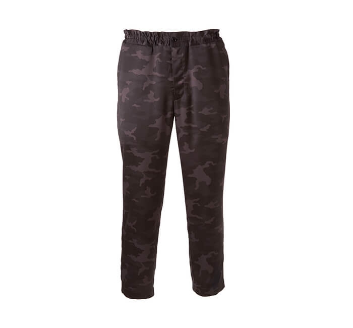 Holt Renfrew image of COMME DES GARÇONS BLACK Track Pants In Camo Print. $630. FIND IN-STORE