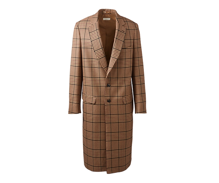 Holt Renfrew image of DRIES VAN NOTEN Reedley wool-blend coat in houndstooth check. $2055. FIND IN-STORE