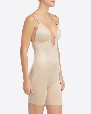 SUIT YOUR FANCY-Plunge Low-Back Bodysuit by Spanx Online, THE ICONIC