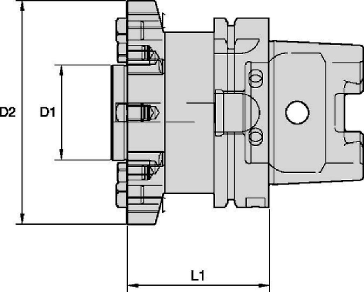 Flange Adapter for Face Mills