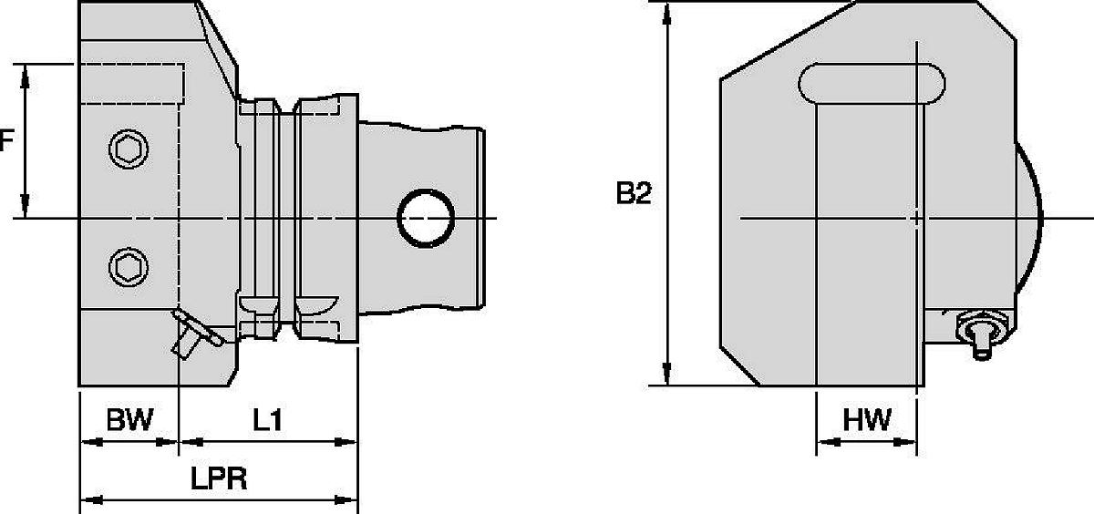 Adaptéry pro držáky se čtvercovou stopkou ETAR/L