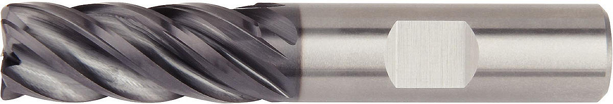 AlTiN Coating Carbide 5-Flute 0.03 Radius WIDIA Hanita 5V0E13005BT VariMill II ER 5V0E HP Finishing End Mill 1 LOC RH Cut 0.5 Cutting Diameter