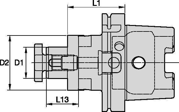 HSK80A Shank Tools - Combi Shell Mill Adapters