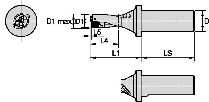 Indexable Drills Drill Fix™ DFR™ Bodies
