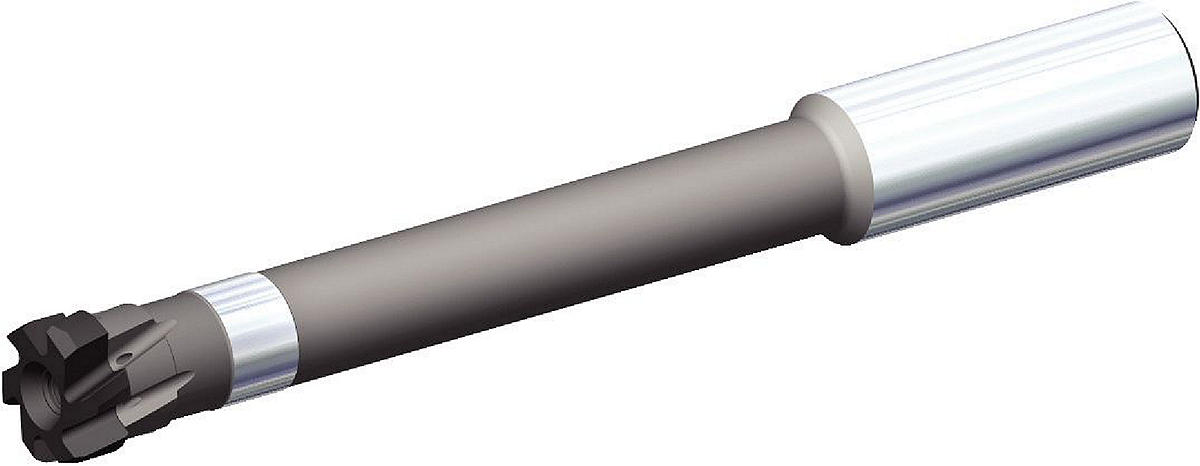 整体焊接铰刀 • 用于通孔加工的螺旋槽设计