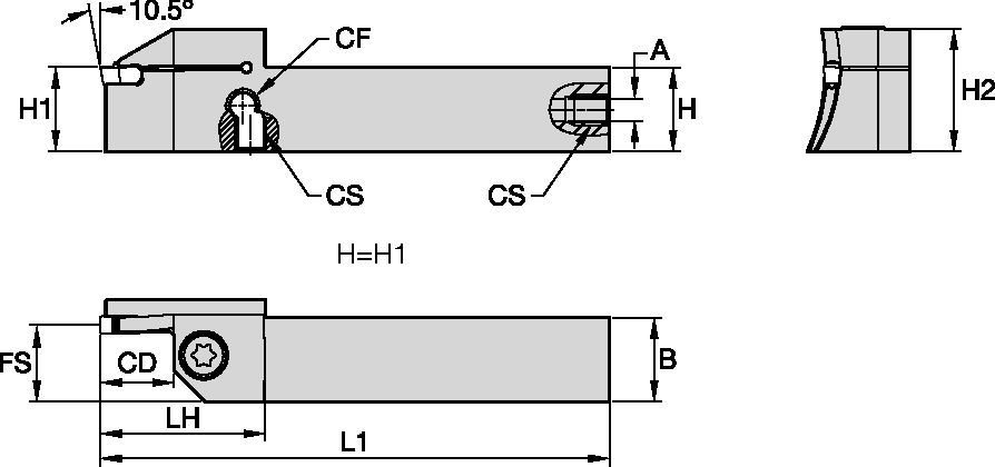 Grooving and Cut-Off Grooving, and Cut-Off • Square Shank • External ...