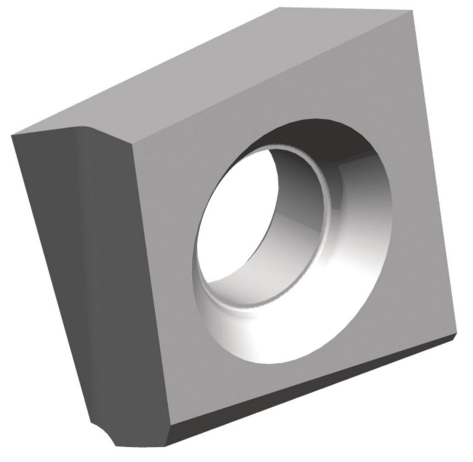 Face Milling Milling Insert With Wiper Facet • Honed Cutting Edge