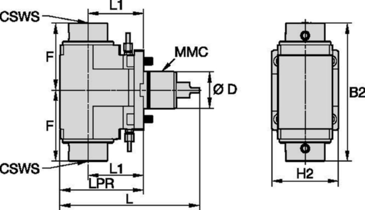 DMG Mori • Herramienta a motor radial • KM™ • MMC 002