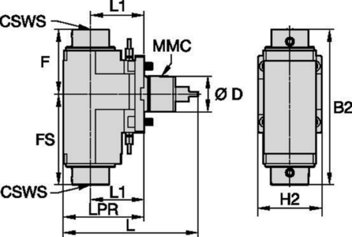 DMG Mori • Herramienta a motor radial • KM™ • MMC 002