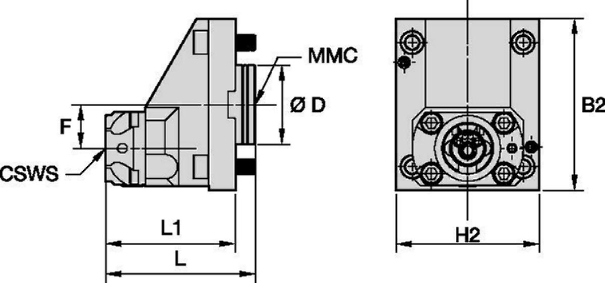 DMG Mori • Static Tool Axial • KM™ • MMC 002