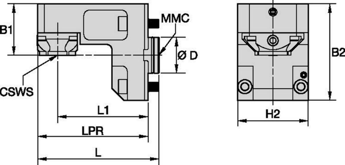 DMG Mori • Ferramenta estática radial • KM™ • MMC 001