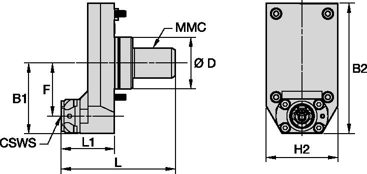 Mazak • Statyczne oprawki osiowe • KM<sup>™</sup> • MMC 020