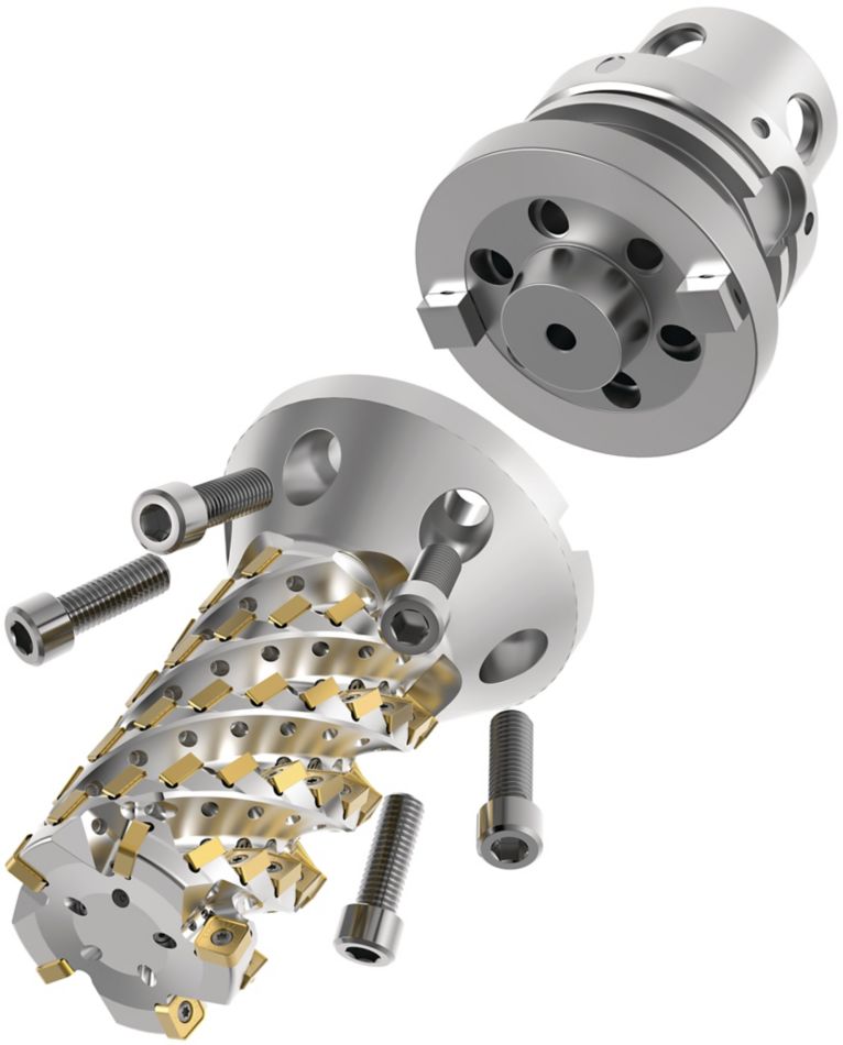 Shoulder Milling HARVI™ Ultra 8X • Helical Mill • IC 12 • Taper