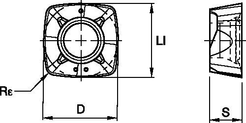 Inserts • XPPT-MM • Best Fit for Pocketing and Profiling Operations