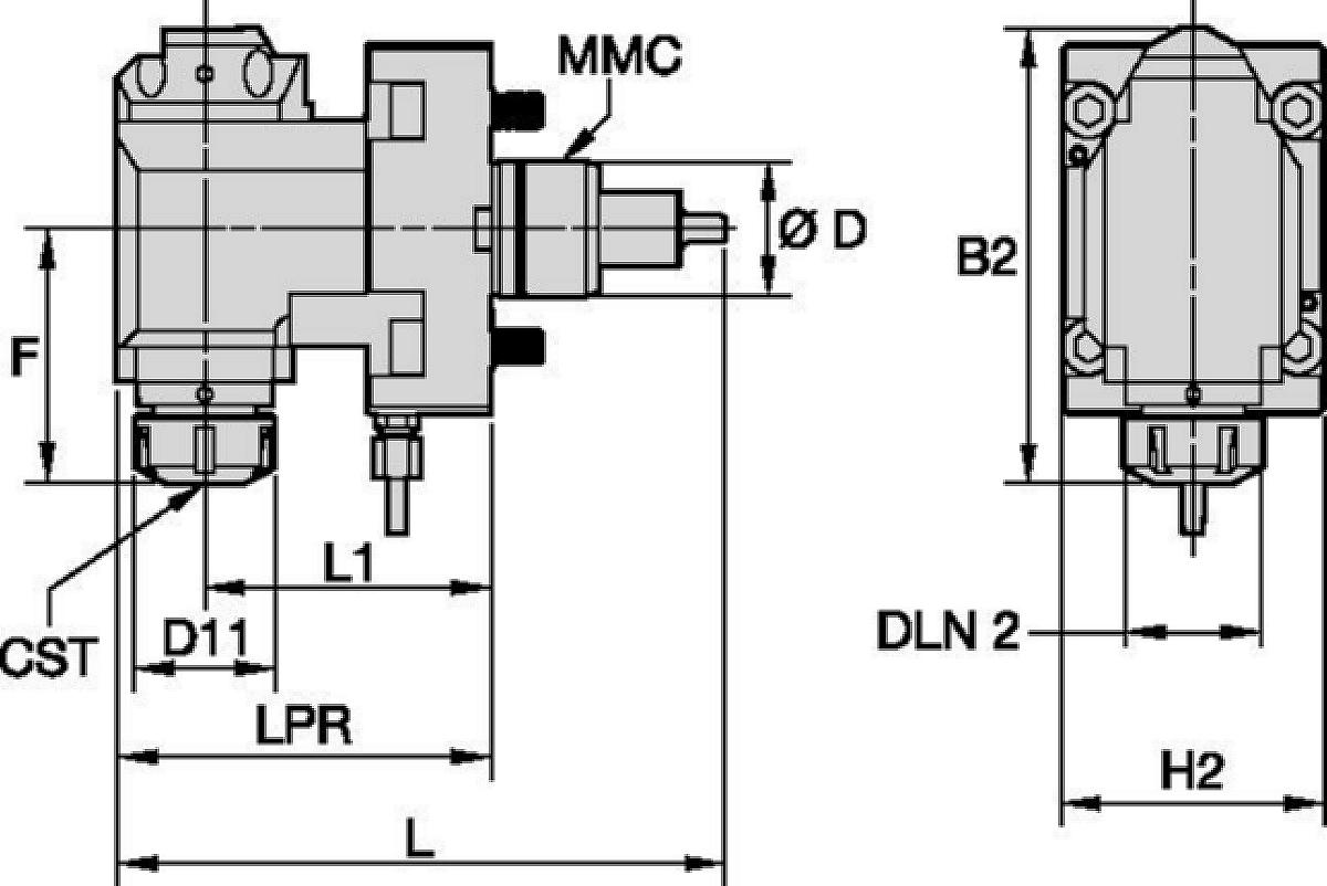DMG Mori • Driven Tool Radial • ER™ • MMC 001