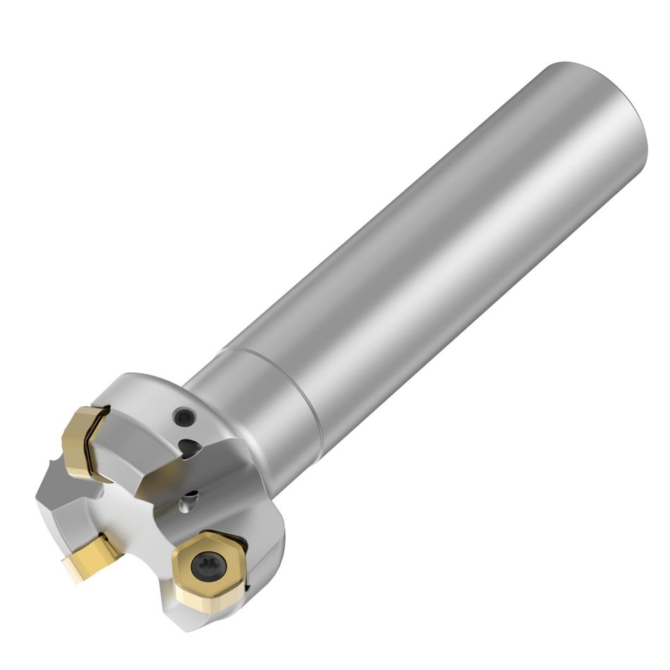 Face milling cutter for multiple materials