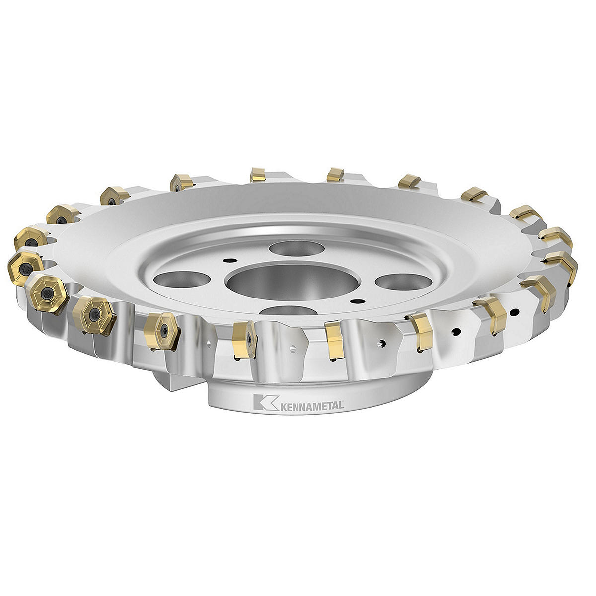 Face milling cutter for multiple materials