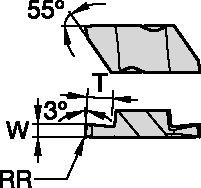 Grooving and CutOff Top Notch™ Groove and Turn Inserts