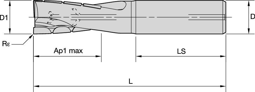 Solid Carbide End Milling - PCD End Mill for Roughing and Finishing of ...