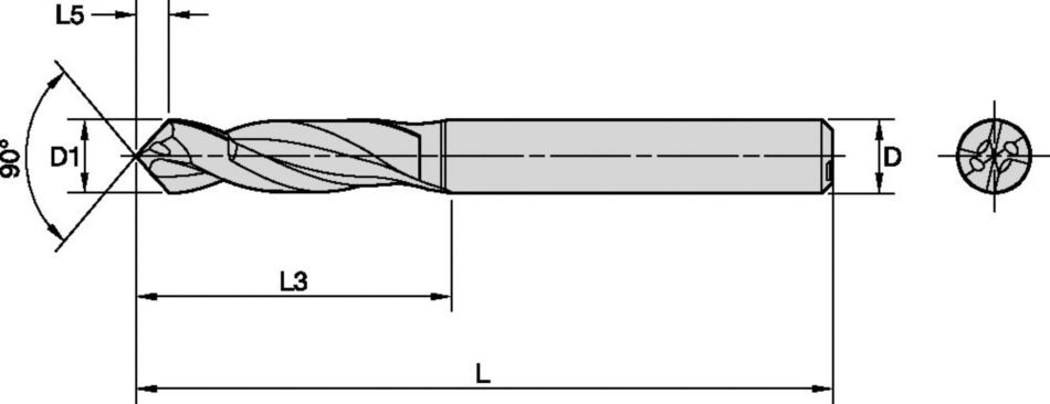 Holemaking - Solid Carbide Drill for CFRP Rivot Hole Machining in Aerospace