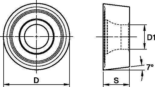 HighPerformance Inserts for Machining Aluminum WIDIA™ Inserts • RCGT