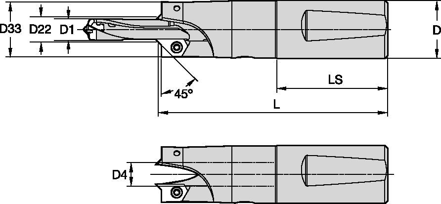 Combination Tools Combination Tooling • Whistle Notch™ Shank (WN)