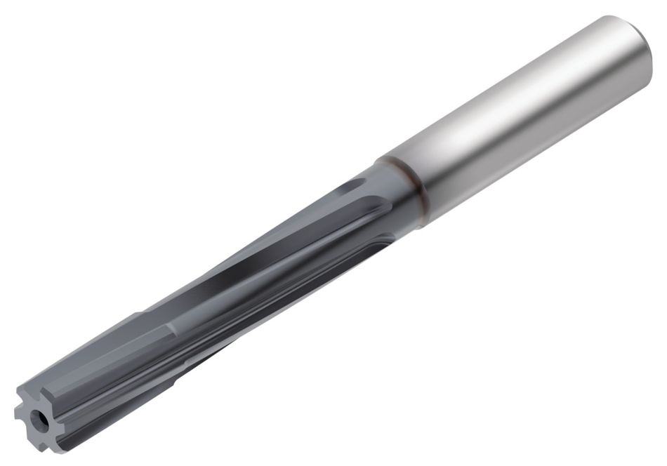 Holefinishing Solid Carbide Reamer for Blind Holes in Steel