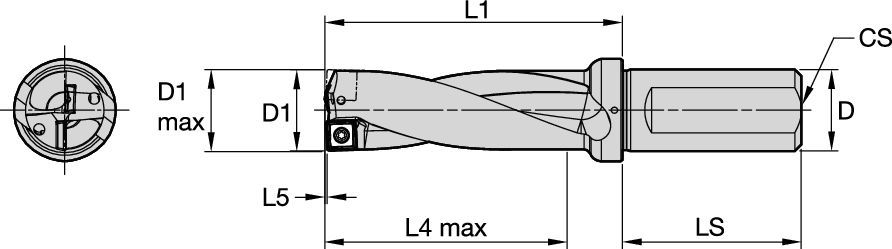 Indexable Drilling • Weldon® Shank