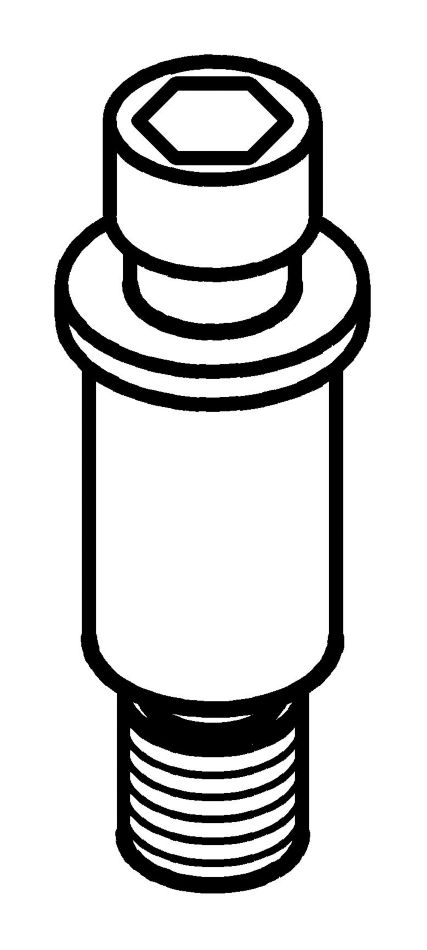 LOCK PIN THREADED