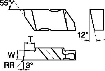 Grooving and CutOff Top Notch™ Groove and Turn Inserts