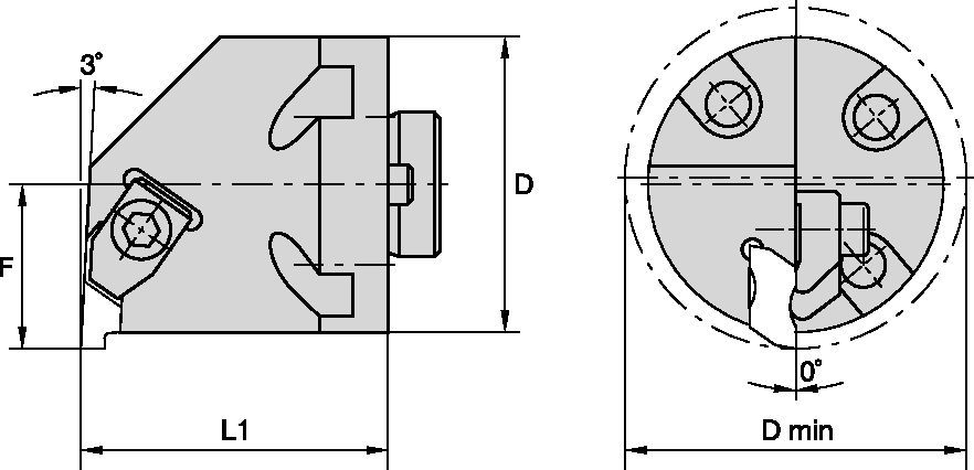 Grooving and CutOff Top Notch™ Modular Heads