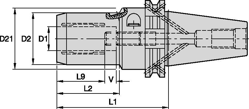 液压刀柄标准型 hp 系列