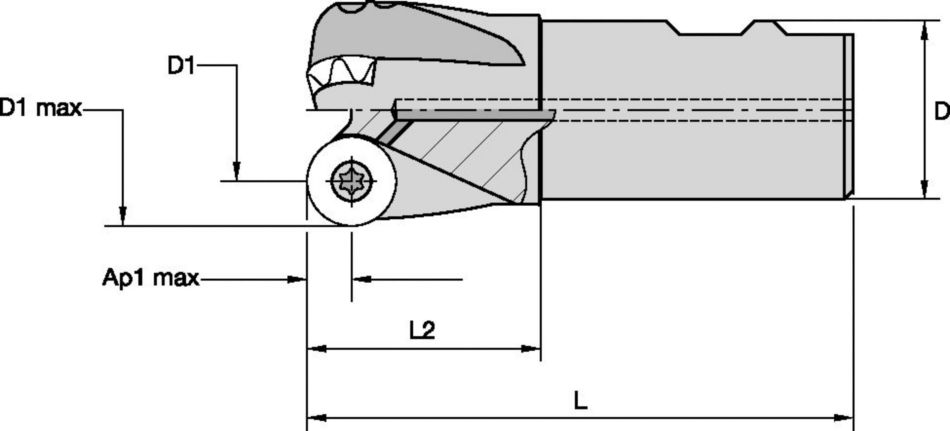 KSRM™ RCGT64 Weldon® End Mills